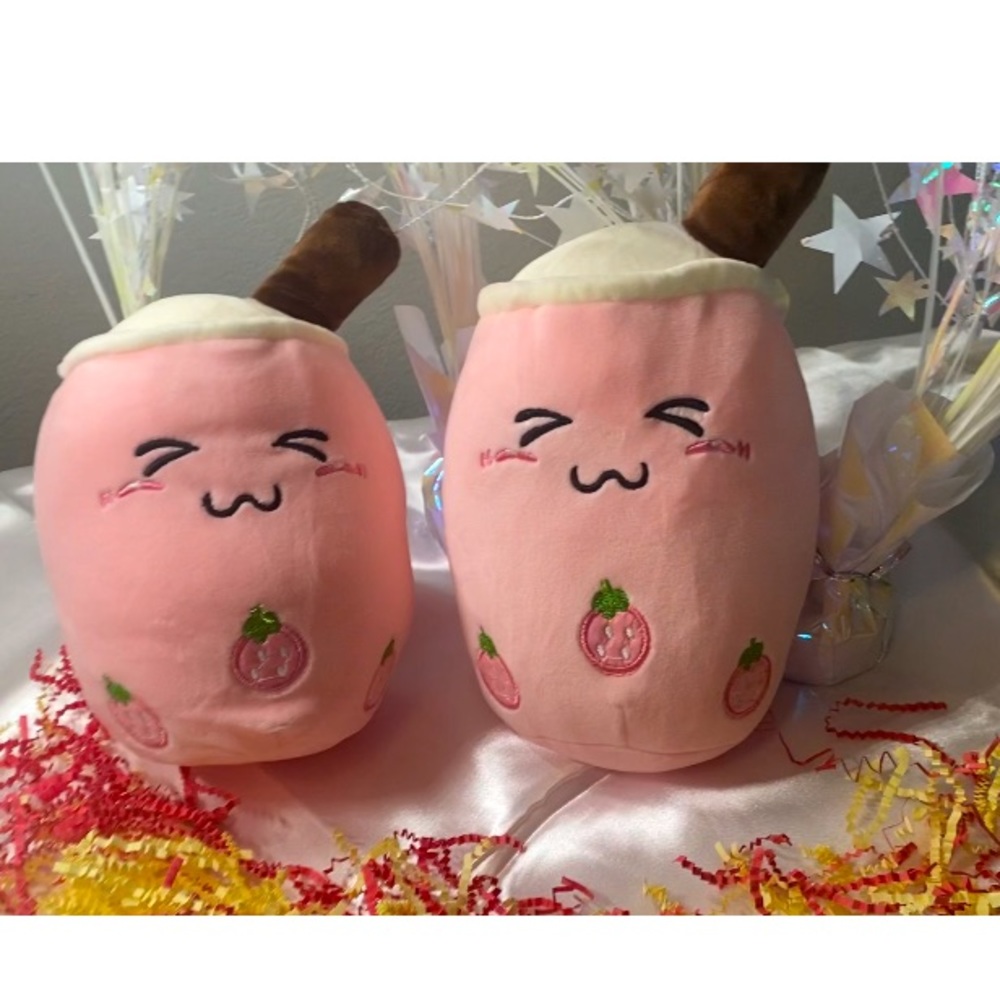Strawberry Boba Plushies 🍓🥰